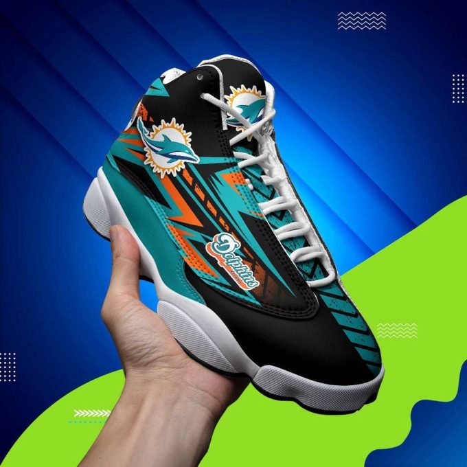 Miami Dolphins Air Jordan 13 Sneaker Custom For Fans Gift