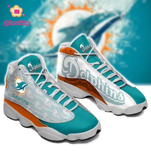 Miami Dolphins Air Jordan 13 Sneaker Custom For Fans Gift