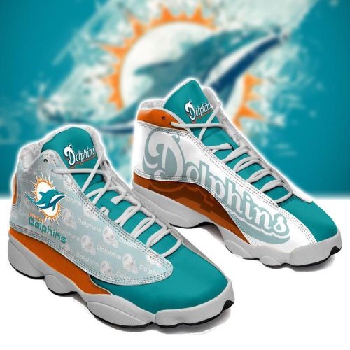 Miami Dolphins Air Jordan 13 Sneaker Custom For Fans Gift