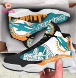 Miami Dolphins Air Jordan 13 Sneaker Custom For Fans Gift