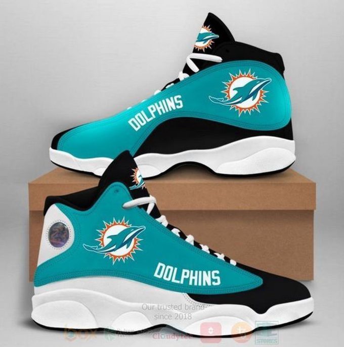 Miami Dolphins Air Jordan 13 Sneaker Custom For Fans Gift
