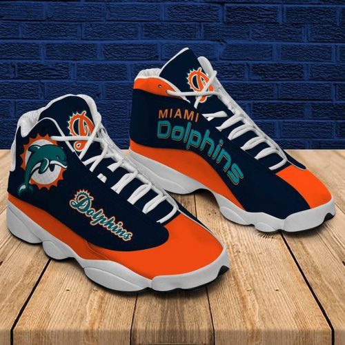 Miami Dolphins Air Jordan 13 Sneaker Custom For Fans Gift