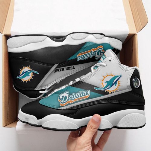 Miami Dolphins Air Jordan 13 Sneakers BG111