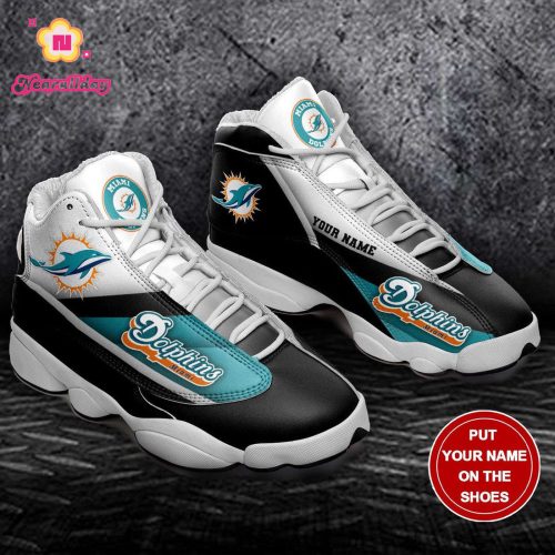 Miami Dolphins Air Jordan 13 Sneakers BG111