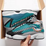Miami Dolphins Air Jordan 13 Sneakers BG62