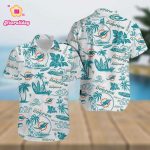 Miami Dolphins Aloha Pattern Hawaiian Shirt