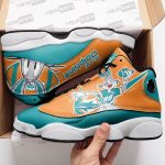 Miami Dolphins Bugs Bunny Air Jordan 13 Sneaker Custom For Fans Gift