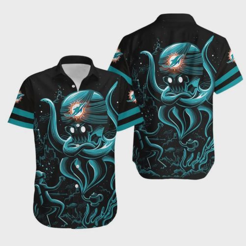 Miami Dolphins Gift Octopus Hawaiian Shirt