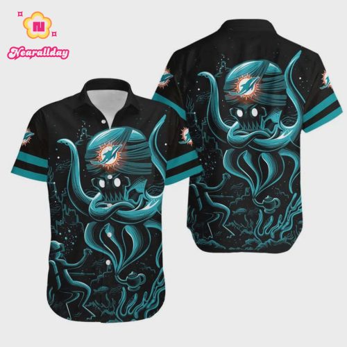 Miami Dolphins Gift Octopus Hawaiian Shirt