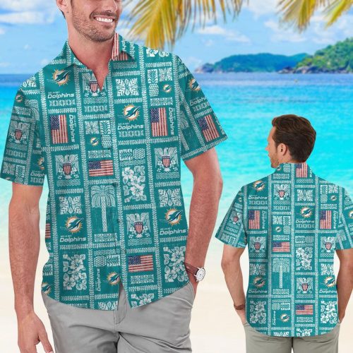 Miami Dolphins Hawaiian Shirt