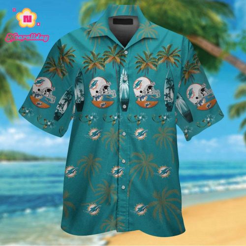 Miami Dolphins Hawaiian Shirt Gift for Men Women #4