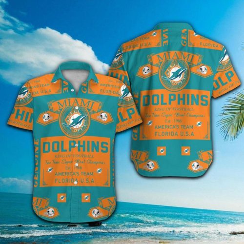 Miami Dolphins Hawaiian Shirt Gift for Men Women #9