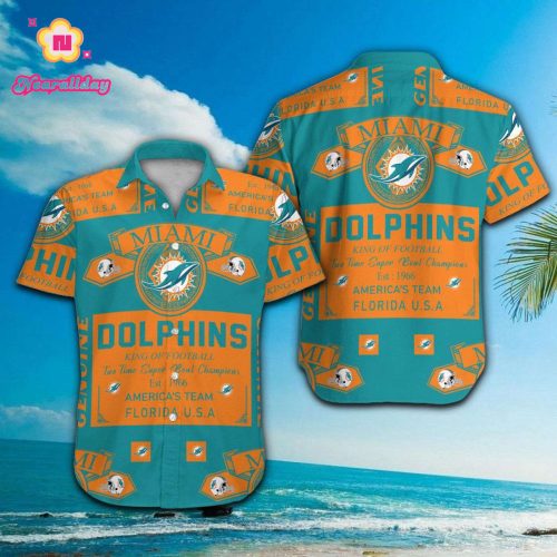 Miami Dolphins Hawaiian Shirt Gift for Men Women #9