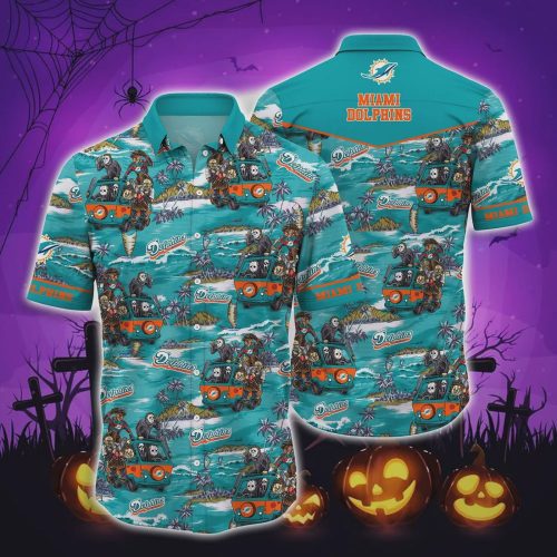 Miami Dolphins Killer Team Hawaiian Shirt