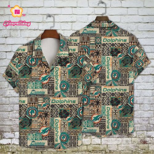 Miami Dolphins – National Football League 2023 AOP Hawaiian Shirt V17