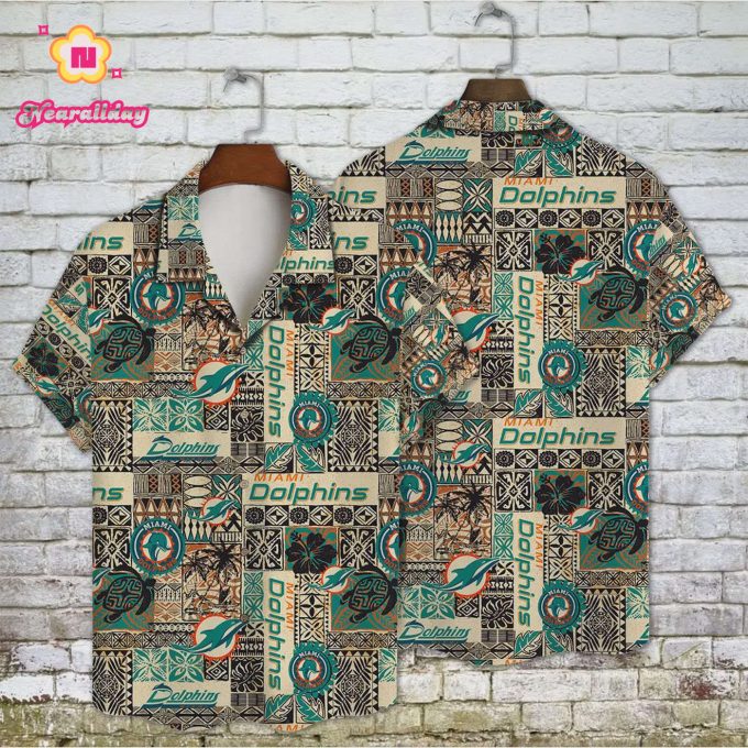 Miami Dolphins – National Football League 2023 AOP Hawaiian Shirt V17