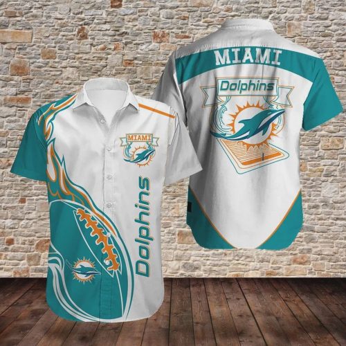 Miami Dolphins New Design Hawaiian Shirt V2