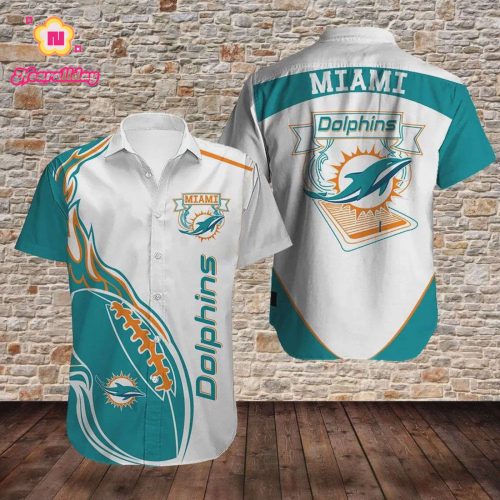 Miami Dolphins New Design Hawaiian Shirt V2