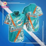 Miami Dolphins Style Summer Hawaiian Shirt Miami Dolphins Style Summer Hawaiian Shirt
