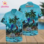 Miami Dolphins Tropical Graphic Hawaiian Shirt