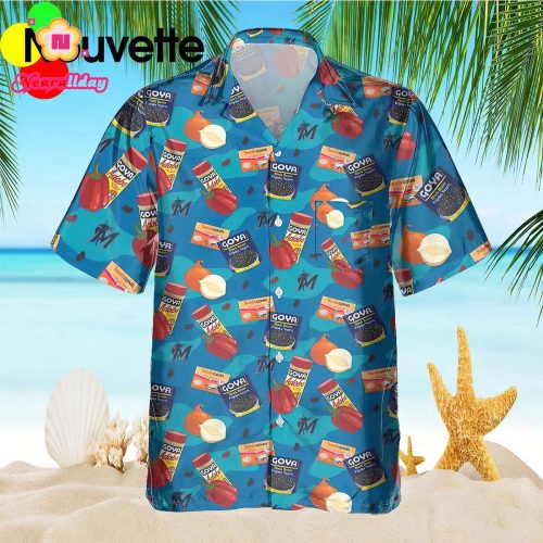 Miami Marlins Adobo And Onion Goya Hawaiian Shirt - Limited Edition Collectible