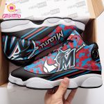 Miami Marlins Camo Air Jordan 13 Sneaker Custom For Fans  Unisex Shoes Gift