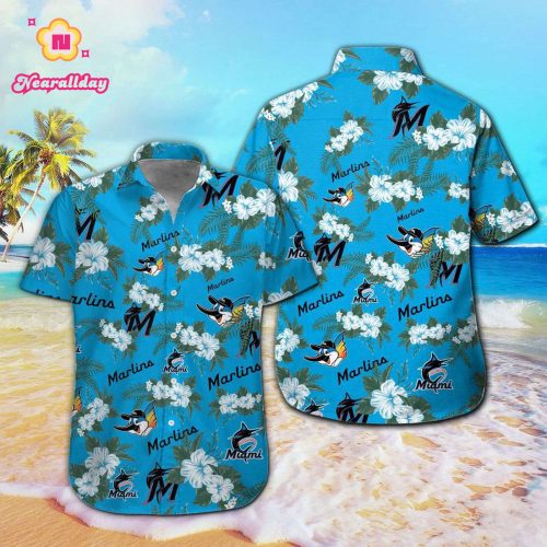 Official Miami Marlins Hawaiian Shirt #3 – Limited Edition MLB Apparel