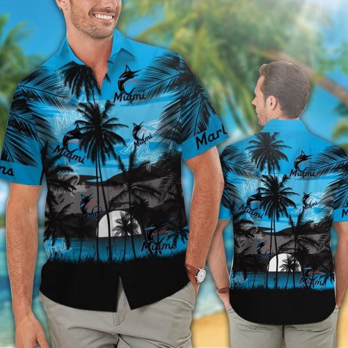 Official Miami Marlins Hawaiian Shirt #8 – Limited Edition MLB Apparel