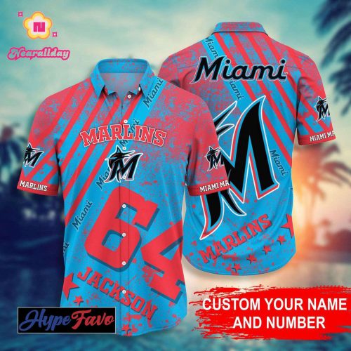 Custom Miami Marlins MLB Hawaiian Shirt – Personalize Your Style!