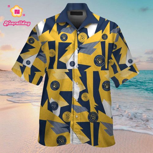 Milwaukee Brewers Hawaiian Shirt #10: Official MLB Merchandise for Fans