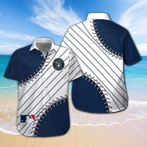 Milwaukee Brewers Hawaiian Shirt #3 – Stylish MLB Fan Apparel