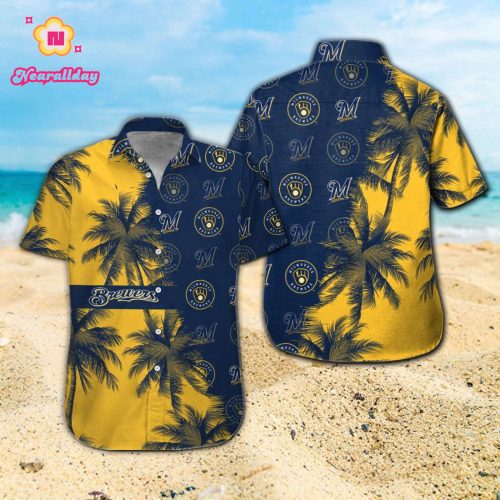 Milwaukee Brewers Hawaiian Shirt #6 - Official MLB Merchandise