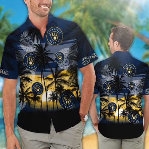 Milwaukee Brewers #9 Hawaiian Shirt – Official MLB Merchandise
