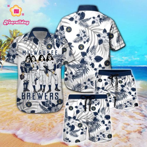 Milwaukee Brewers & Kiss Hawaiian Shirt – Official MLB Rock Band Collab
