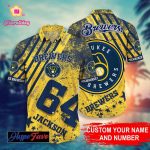 Custom Milwaukee Brewers MLB Hawaiian Shirt – Personalized Fan Gear