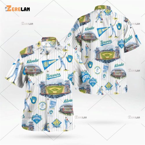 Milwaukee Brewers Hawaiian Shirt: Summer Style for Baseball Fans