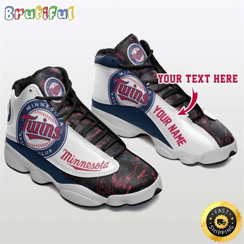 Minnesota Twins Air Jordan 13 Sneaker Custom For Fans  Unisex Shoes Gift