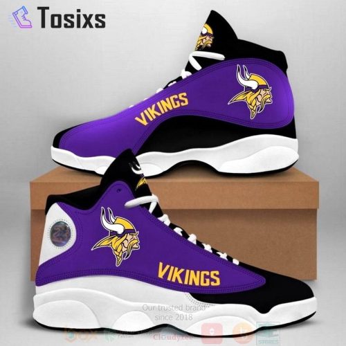 Minnesota Vikings Air Jordan 13 Sneaker Custom For Fans Gift