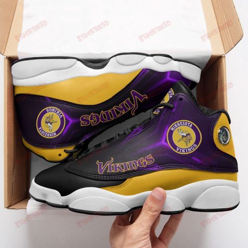 Minnesota Vikings Air Jordan 13 Sneaker Custom For Fans Gift