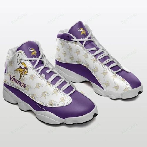 Minnesota Vikings Air Jordan 13 Sneaker Custom For Fans Gift