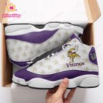 Minnesota Vikings Air Jordan 13 Sneaker Custom For Fans Gift