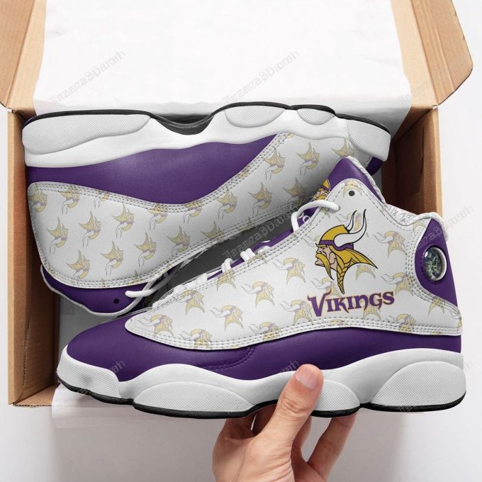 Minnesota Vikings Air Jordan 13 Sneaker Custom For Fans Gift