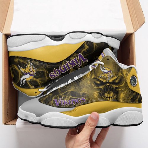 Minnesota Vikings Air Jordan 13 Sneakers 717
