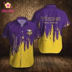 Minnesota Vikings Colorful Design Hawaiian Shirt