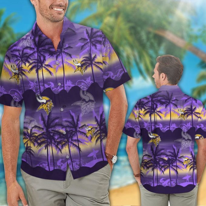 Minnesota Vikings Hawaiian Shirt Gift for Men Women #12