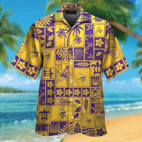 Minnesota Vikings Hawaiian Shirt Gift for Men Women #13