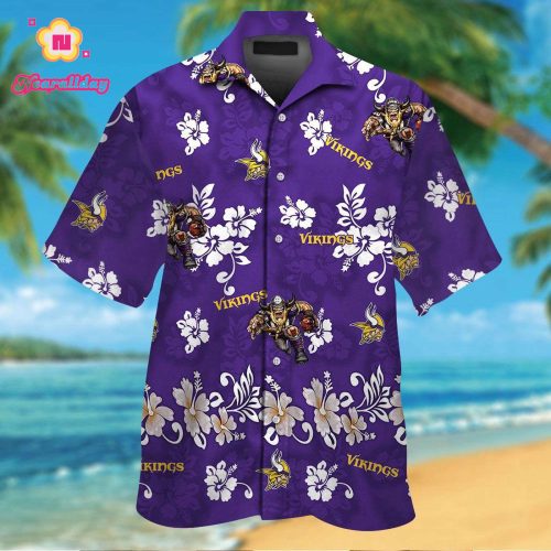Minnesota Vikings Hawaiian Shirt Gift for Men Women #18