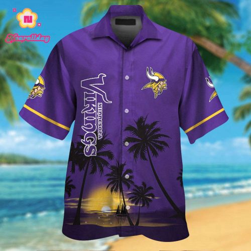 Minnesota Vikings Hawaiian Shirt Gift for Men Women #23