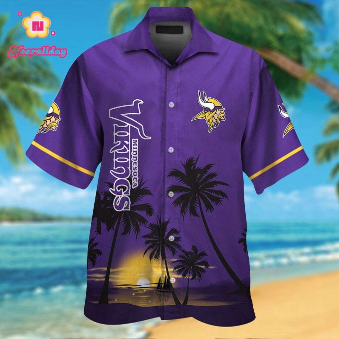 Minnesota Vikings Hawaiian Shirt Gift for Men Women #23