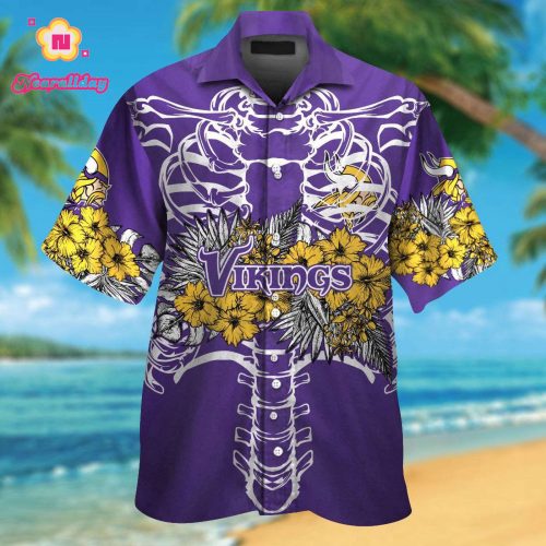 Minnesota Vikings Hawaiian Shirt Gift for Men Women #25